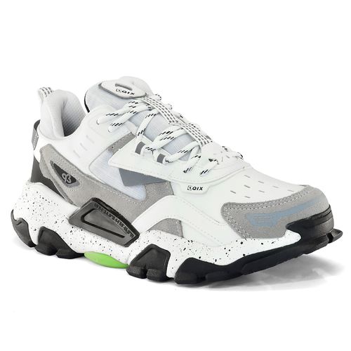 Tenis Masculino Qix Trek Branco e Cinza-52020010.070- -1-